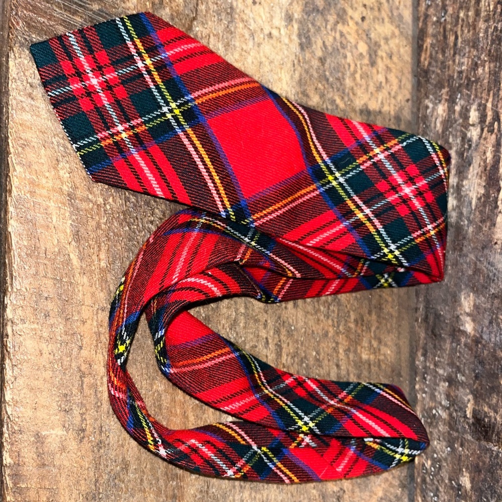 Scottish vintage wool tie